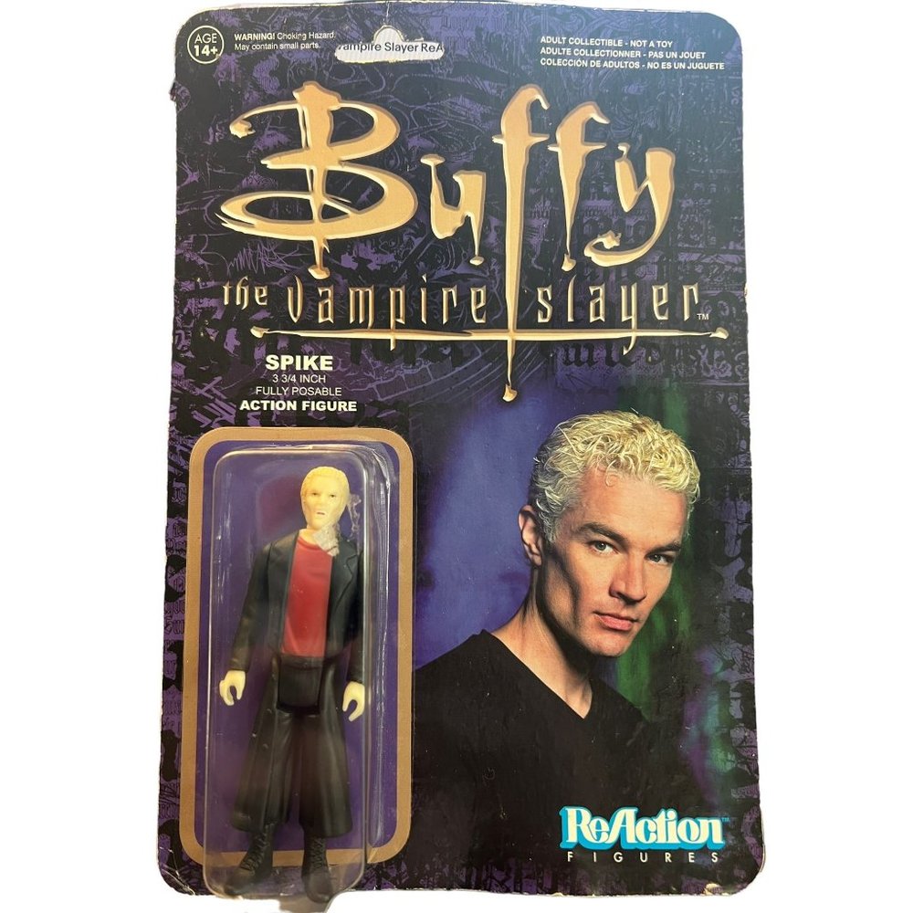 Buffy the Vampire Slayer ReAction Figure Spike 3 3/4" Fully Posable NEW